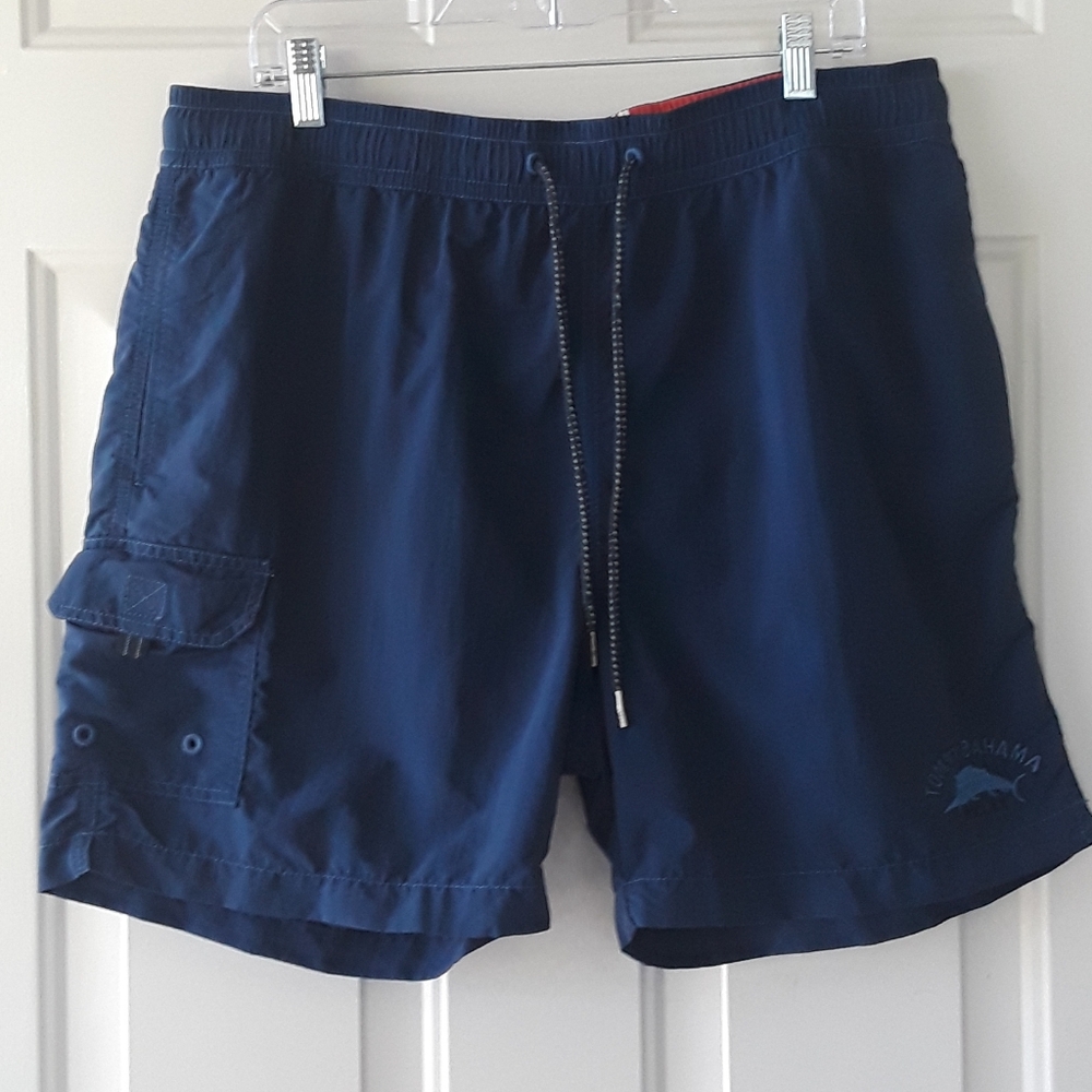 Tommy Bahama Navy Swim Trunks